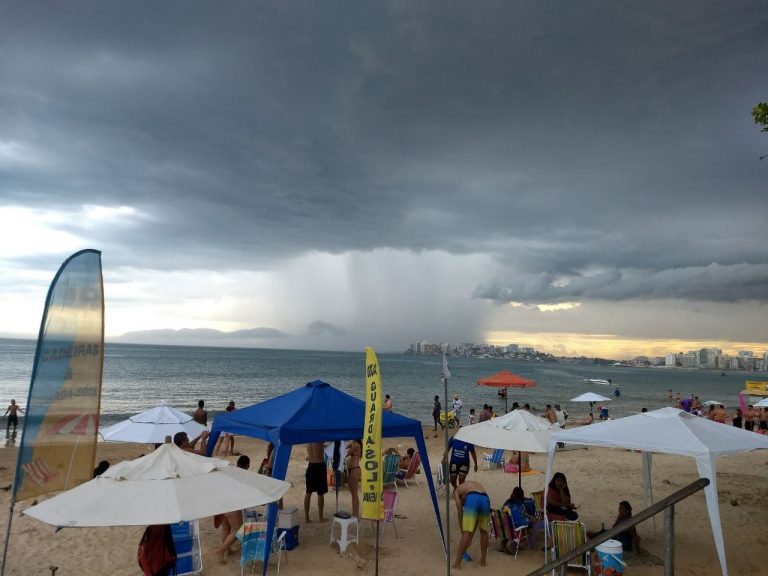 Alerta de ventos fortes e chuva no ES: veja como fica o tempo nos próximos dias