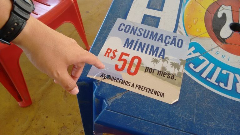 Procon-ES notifica entidades representativas de bares sobre cobrança de consumação mínima