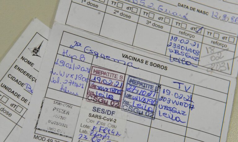 Prefeitura de Baixo Guandu promove ação de atualização da caderneta de vacinação