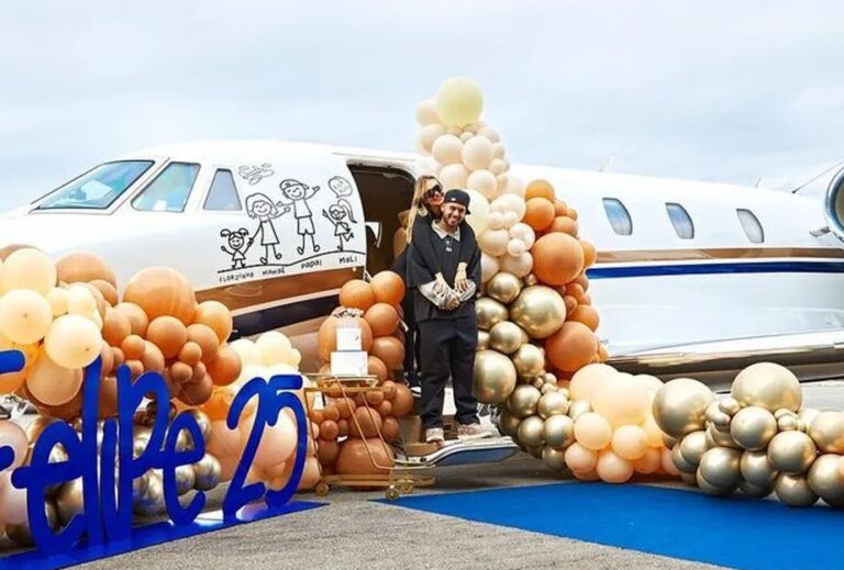 Zé Felipe ganha avião de 50 milhões de presente de aniversário de Virginia