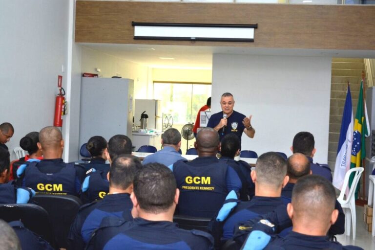 Guarda Municipal de Presidente Kennedy inicia curso para usar armas de fogo