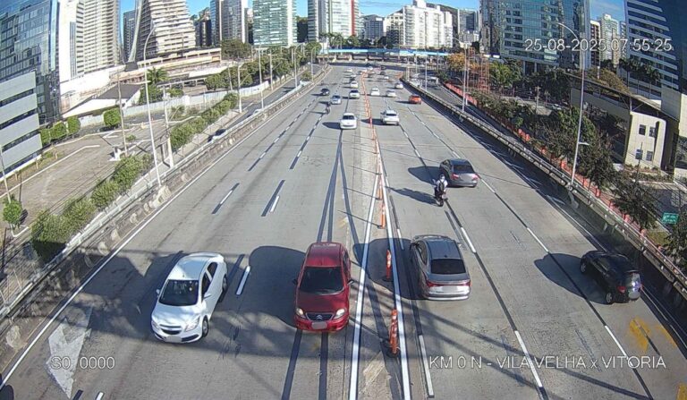 Imagens das câmeras da terceira ponte ficam disponíveis para o cidadão