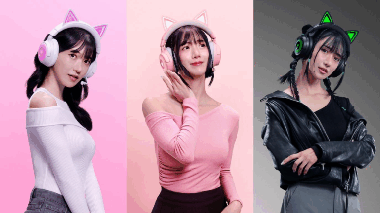 Razer lança Kraken Kitty V3 Pro e V3 X: design icônico e desempenho de ponta